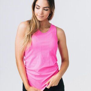 ZYIA Active Hot Pink Copper Charged Tank Top Size Medium